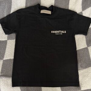 Fear of God Essentials Black Short Sleeve Tee